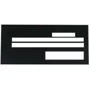 Plastic Check Writing Guide - Low Vision, Writing Assist, Writing Template