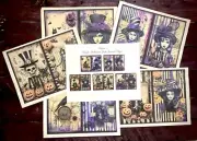 Volume 1 Purple Halloween Grimoire Or Junk Journal Pages