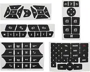Car Interior Stickers Button Decals Compatible with Mercedes Benz A W176 B W246 C W204 E W212 SLK R172 CLS W218 GLK X204 SL R231 Steering Wheel AC Window Radio Number Door & Air Conditioner Repair Kit