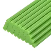 30pcs Mini Hot Glue Gun Sticks 8" x 0.43" for Glue Gun, Turquoise Green
