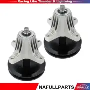 2x Spindle Assembly W/Pulley Bolt New For Troy Bilt MTD 918-06991 618-06991