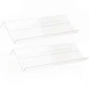 2 packs-Spice Drawer Organizer - Clear Acrylic Seasoning Rack for Kitchen Cabinets - Spice Jars Drawers Insert Included