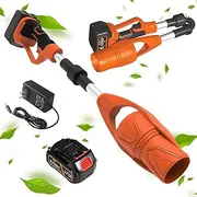 Cordless Leaf Blower, 29000RPM Electric Snow Blower with Battery and Charger, Foldable Leaf Blower, Portable Leaf Blower, 14.5m³/Min, Rechargeable Snow Blower for Lawn Care, Patio, Yard