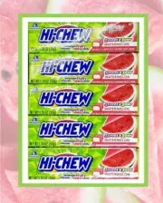 15 Sticks Hi-Chew SWEET & SOUR WATERMELON Morinaga Fruit Chews Candy 1.76 oz. Ea