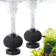 2 Pack Aquarium Bio Sponge Filter: 4In Mini Air-Powered Fish Tank Filter, Quiet