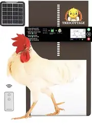 Automatic Chicken Coop Door – Solar Powered, Timer & Light Sensor | Triocottage