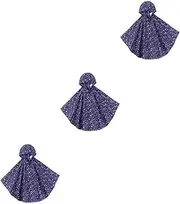 [Kisangel] 3pcs Hooded Boys and Girls Rain Ponchos Toddler Backpack Raincoat School Raincoats for Boys Girls Blue Ultra-lightweight
