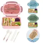 Microwavable Food Storage Container Leakproof Lunch Containers Bento Box Kids