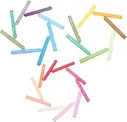 KALLORY 24pcs Little Friend Chalk Board Chalks for Chalk for Pencil Case Colorful Chalk Holder Chalk Markers Chunky Chalks Big Chalks for outside Pencils Toner