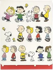 Graphique Peanuts Gang Pocket Notes – Pocket Notebook with Snoopy on Typewriter Card Design and Matching Dancing Gang Magnetic Lid Case, 75 Full Color Pages, 3" x 4"