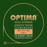 Optima 24K Gold Acoustic Guitar Strings Light 12-52 1747.L