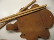 Used 50'S Haskell Benson Co. Kid's Leather Saddle Chair Stool Cowboy