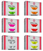 Zero Friction Spectra Golf Balls, White, Lime, Red, Orange, Yellow or Pink. One