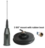 Multiband Mobile Radio Antenna UHF VHF TETRA 700 800 900 3" Magnet Mount MiniUHF