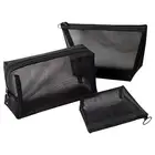 Mesh Transparent Cosmetic Makeup Case Women Make Up Organizer Storage Bag Po F5❤