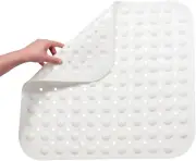 Small shower mat 48 x 48 cm, non-slip shower mat, square shower mat