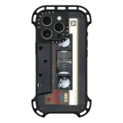 iPhone 16 Pro Ultra Bounce Case MagSafe Compatible Cassette Gold