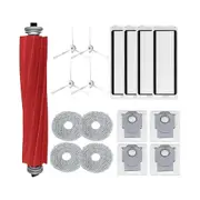 Accessories Kit Replacement For Q For P10 Robot Vacuum Cleaner, Main Brush, Wipe, Dust Bag