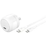 Belkin 30W USB-C Wall Charger with Lightning Cable White