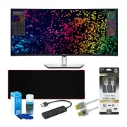 Dell UltraSharp 40 Inch Curved Thunderbolt Hub Monitor with USB 3.0 Hub Bundle