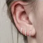Tragus Zircon Ear Stud Colorful CZ Earrings CZ Ear Piercing Cubic Zirconia