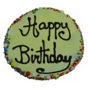 Huds & Toke Yoghurt Frosted Doggy Birthday Cake Dog Treat 12cm