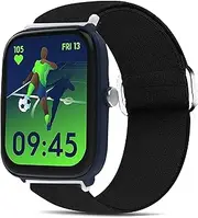 [Blueshaweu] 20 mm Strap Compatible with Ice-Watch ICE Smart Junior 2.0, Adjustable Fabric Bracelets, Soft and Stretchy Elasticity Replacement Strap for ICE Smart Junior 2.0, 3.0, 3.0 FM