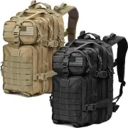 45L Military Tactical Backpack Large Army Men 3 Day Assault Pack Molle Rucksacks