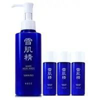 在飛比找momo購物網優惠-【KOSE 高絲】雪肌精靚白洗顏乳140ml+化妝水/乳液3