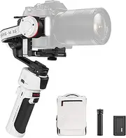 ZHIYUN Crane M3S Combo [Office], 3-Axis Lightweight Camera Gimbal Stabilizer, Bluetooth Control, Fill Light, Phone Clamp and Backpack, Handheld Gimbal for Mirrorless, Smartphone, Action Camera