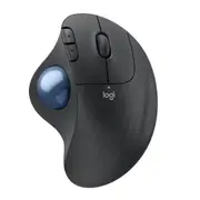 Logitech M575S Wireless Trackball Mouse (Black/Graphite Blue)
