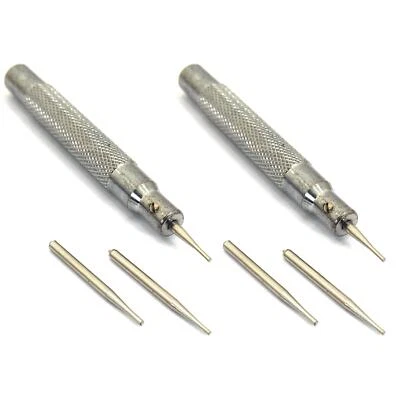 2 Watch Band Link Pin Remover Punch Spring Bar Watchmaker Repair Tools