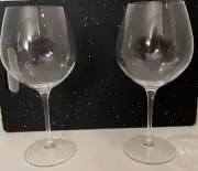 Luigi Bormioli Crescendo 22.25 Bourgeone Red Wine Glass Set Of 2 Signed