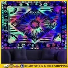 Sun Moon Fluorescent Tapestry Wall Home Hanging Carpet for Bedroom (230x180cm) .