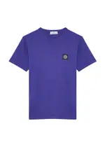 Stone Island Kids Logo Cotton T-shirt (10-12 Years) - Blue Royal - 10YR (10 Years) 10YR (10 years)