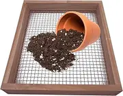 Wooden Rock Sifter | Multifunctional Soil Screen Sifter - Reusable Garden Supplies, Large Capacity Bonsai Tool for Compost Preparation
