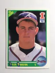 1990 TOPPS #677 TYLER HOUSTON NM BASEBALL CARD