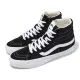 【VANS】休閒鞋 Sk8-Hi Reissue 38 男鞋 黑 白 高筒 麂皮 板鞋(VN000CR0BA2)