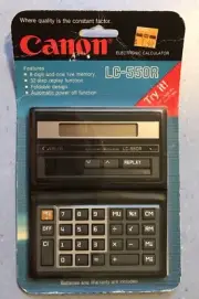 Brand new vintage Canon LC-550r Electronic Calculator