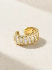 [Anita Ko] Anita Ko - Zoe 18-karat Gold Diamond Ear Cuff - One size One size Gold