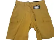 Brixton All Terrain Mens Shorts Size 32 Color Sunset Yellow