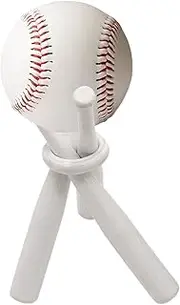 Zephylix Baseball Stand Baseball Holders, 5.9" Wooden Baseball Bat Display Stand Baseball Centerpieces for Tables