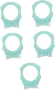 OHPHCALL 5pcs Tiny Travel Toothbrush Soft Bristles Disposible Mini Toothbrush for Toddlers Kids Adults