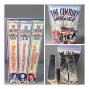 NEW The Century That Made America Great VHS 3-Tape Set *Readers Digest* Sealed