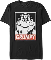 [Disney] Men's Snow White and Seven Dwarfs Grumpy Graphic T-Shirt