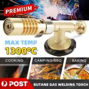 Butane Gas Welding Torch Blow Lighter Flame Gun Burner Torch Camping BBQ Baking