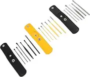 HEATSHAKING 3Sets Ear Spoon Removal Supplies Ear Cleaning Kit Ergonomic Design for Comfortable Use Portable Ear Wax Remover Tools for Home Travel