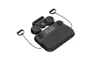 Elosung Black 6 In 1 Multifunctional Fitness Board Ab Wheel Automatic Rebound Fat Burning And Core Strengthening Home Workout Equipment Abdominal Mach