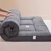 Futon Floor Mattresses Foldable Roll Up,Non-Slip and Breathable or Home Dormitory,Thicken Sleeping Mattress