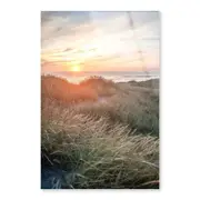 Sunset On Danish Sea Print 100% Australian Made 100 x 150cm (Acrylic)